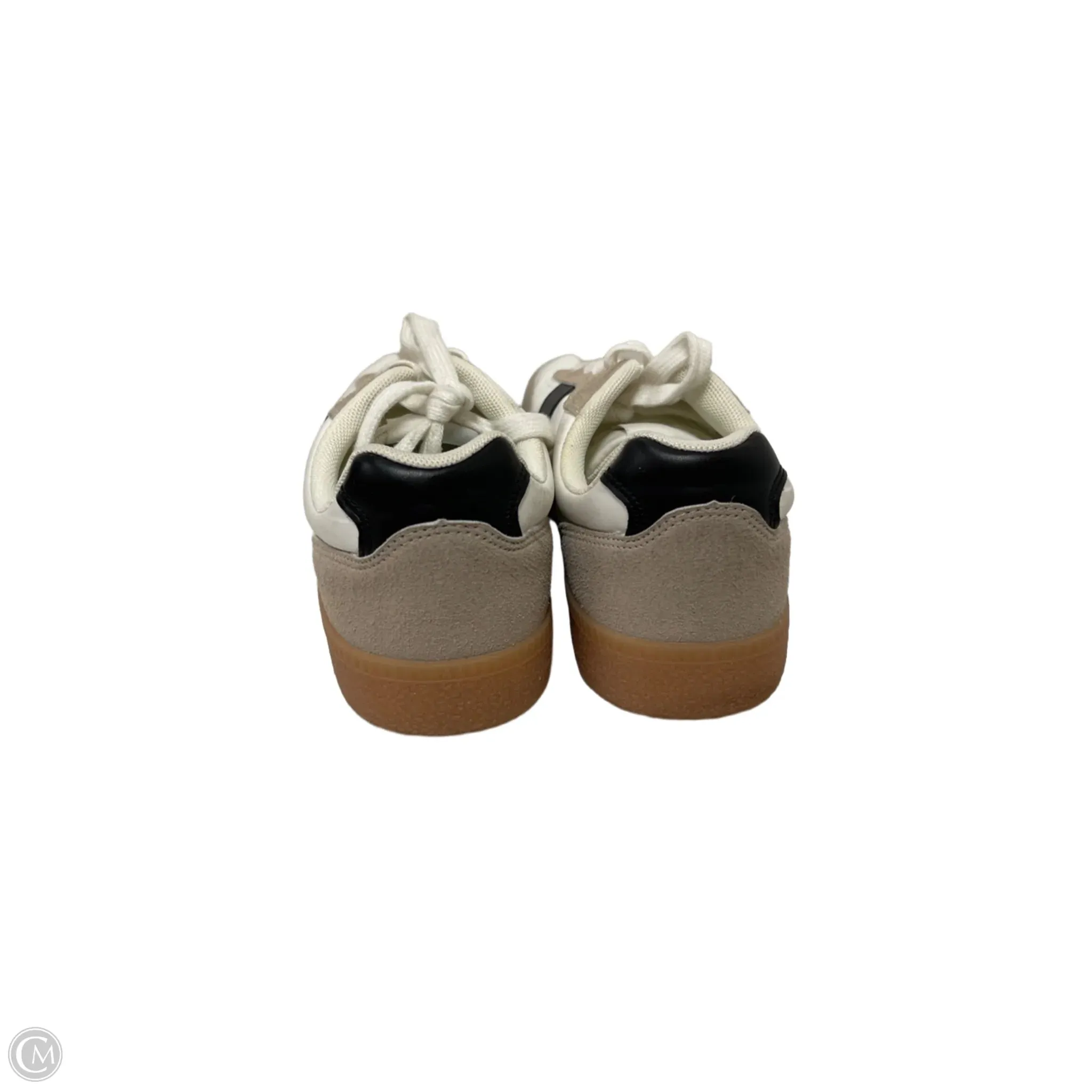 Shoes Sneakers By Clothes Mentor In Cream & White, Size: 7.5