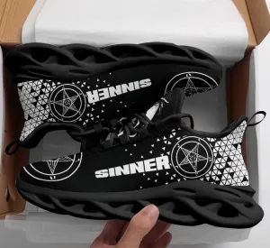 Sinner Black and White max soul shoes