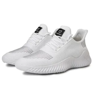 Sneakers Men's Outdoor Road Shoes Breathable Lightweight Non-Slip - White Size US11.5 = US47