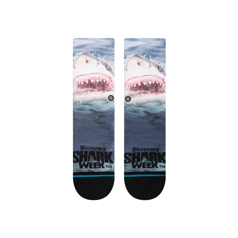 Stance Shark Week X Stance Kids Crew Socks - Blue