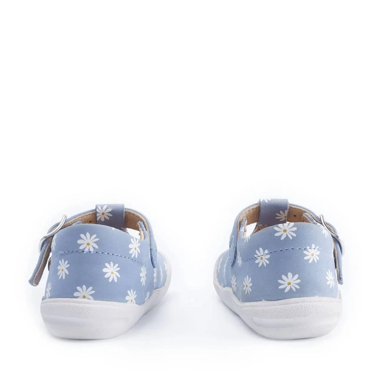 StartRite Bud 0811_2 Girls Blue Daisy Nubuck Buckle Shoes