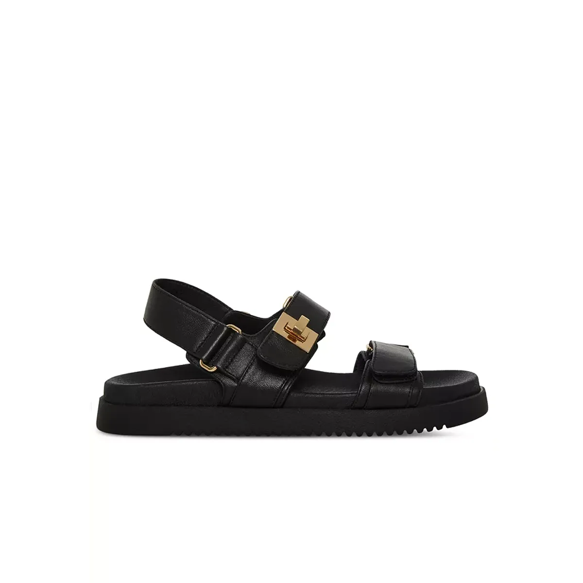 Steve Madden Women's Mona Slingback Footbed Sandals - Black