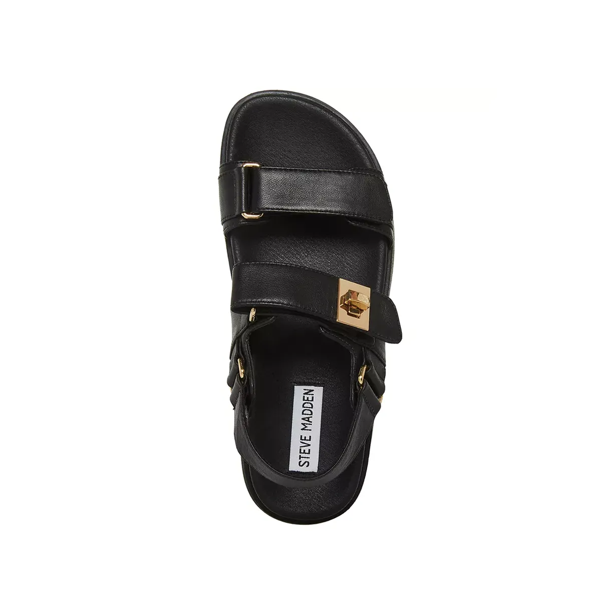 Steve Madden Women's Mona Slingback Footbed Sandals - Black