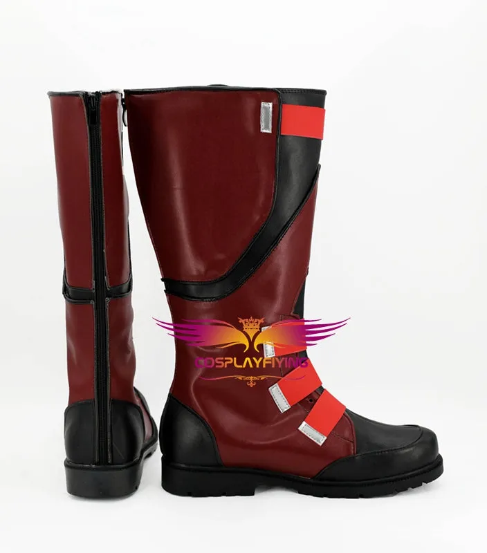 The Avengers Captain America Cosplay Shoes Boots Custom Made for Adult Men and Women