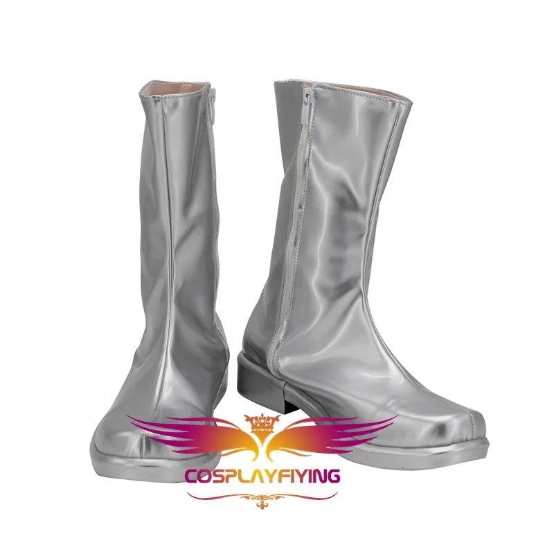 TV Seriers Ultraman Cosplay Shoes Boots Custom Made for Adult Men and Women Halloween Carnival