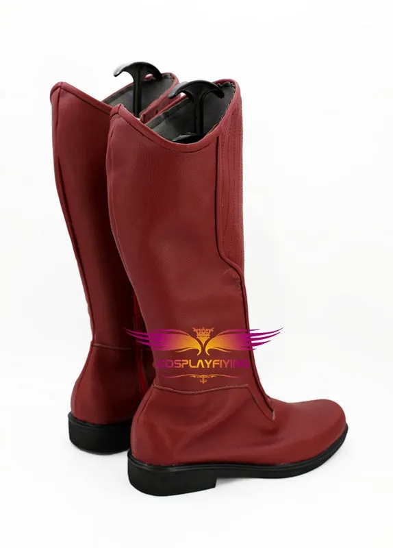 TV Series The Flash Barry Allen Cosplay Shoes Boots Custom Made for Adult Men and Women