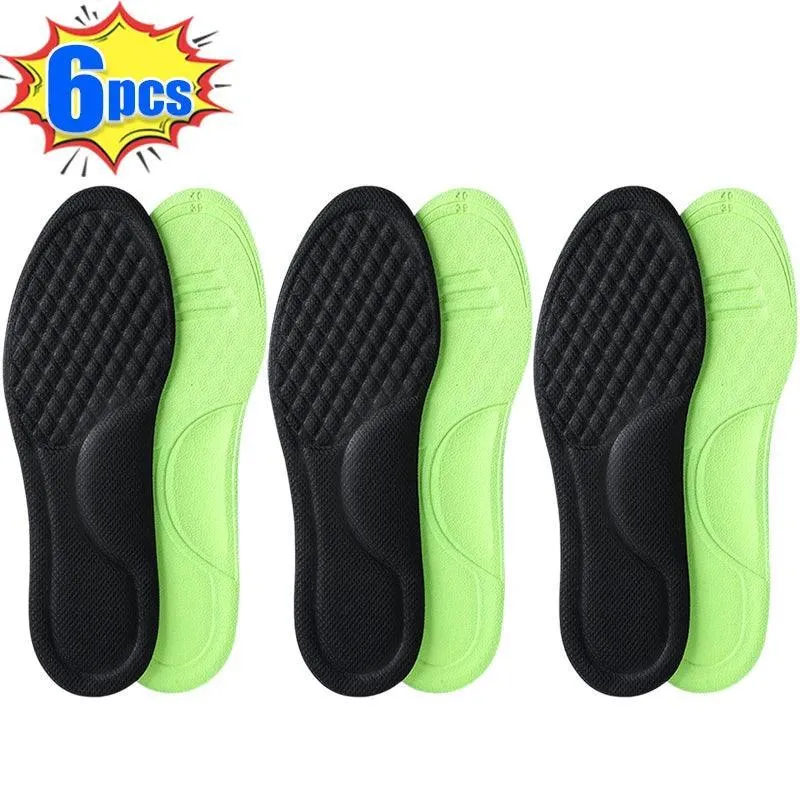 Ultimate Support Memory Foam Insoles for Active Comfort and Shock Absorption