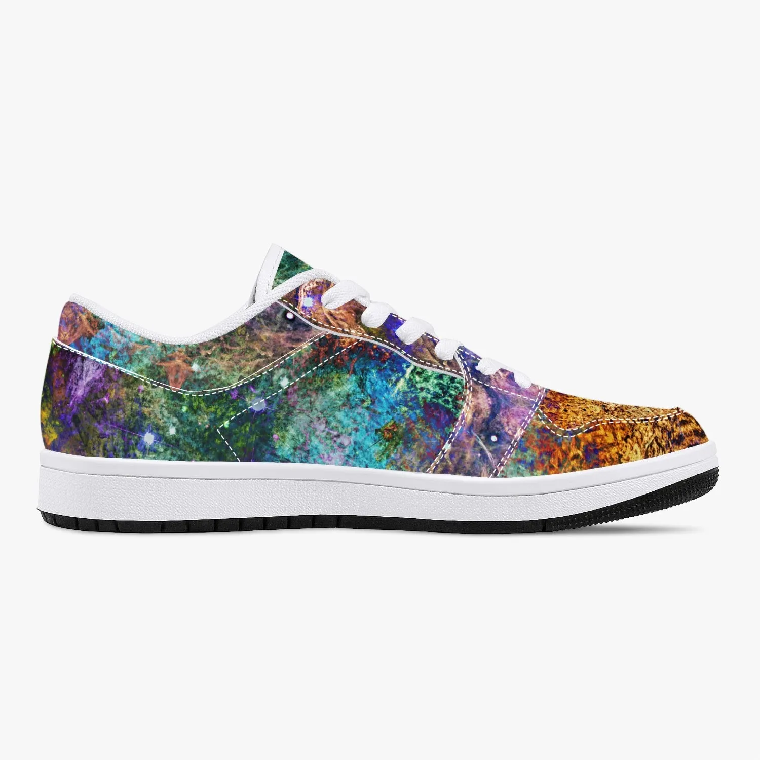 Unitas Psychedelic Split-Style Low-Top Sneakers