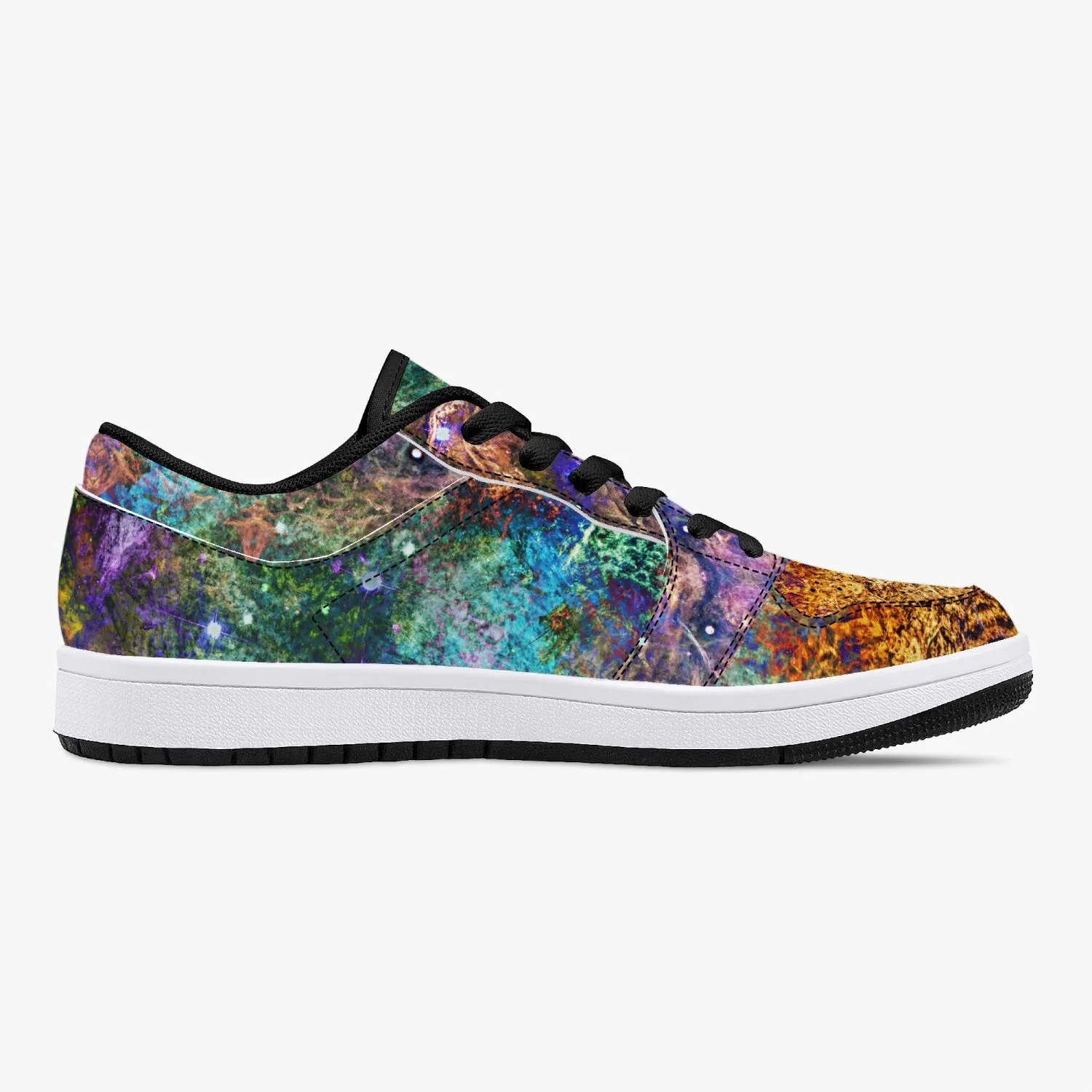 Unitas Psychedelic Split-Style Low-Top Sneakers