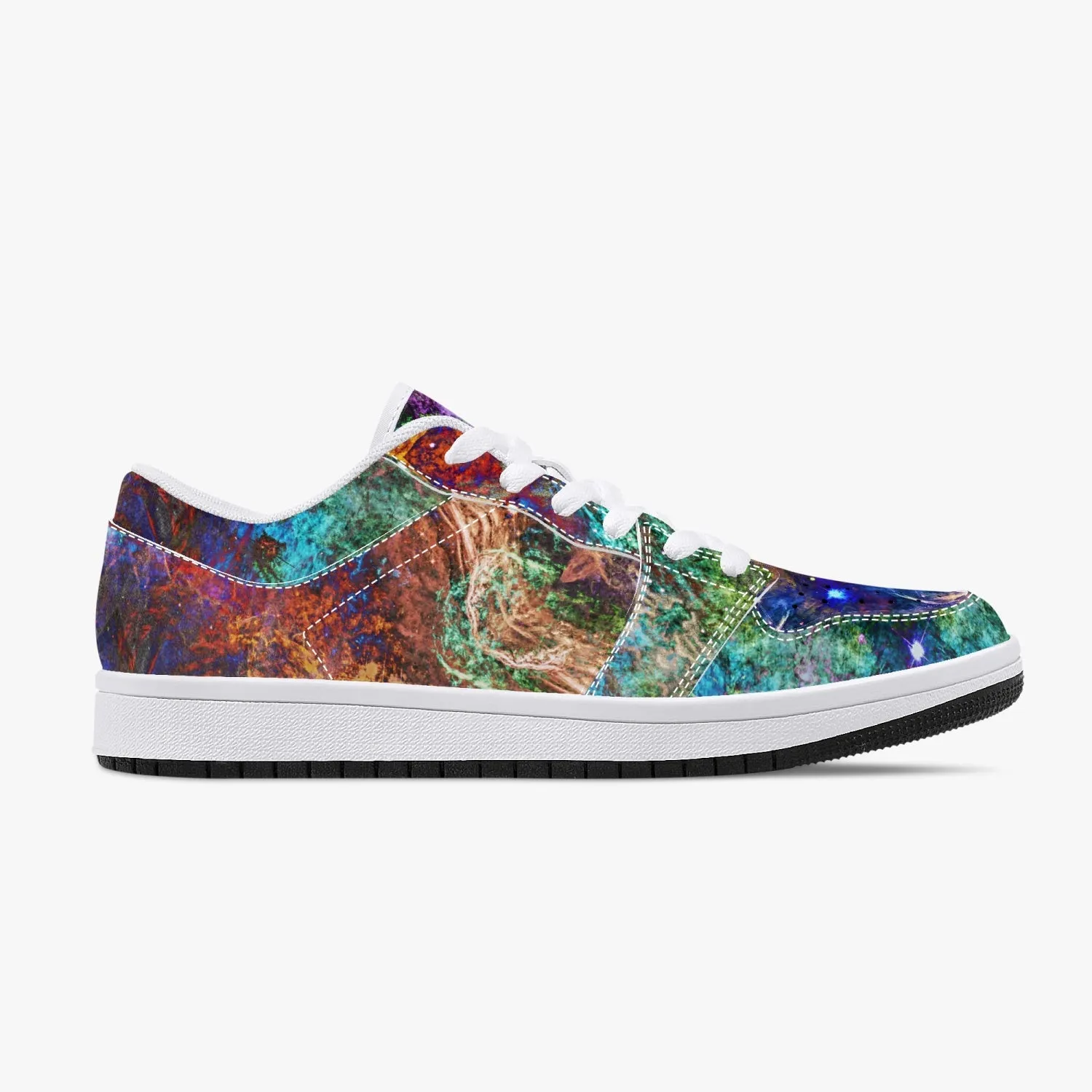 Unitas Psychedelic Split-Style Low-Top Sneakers