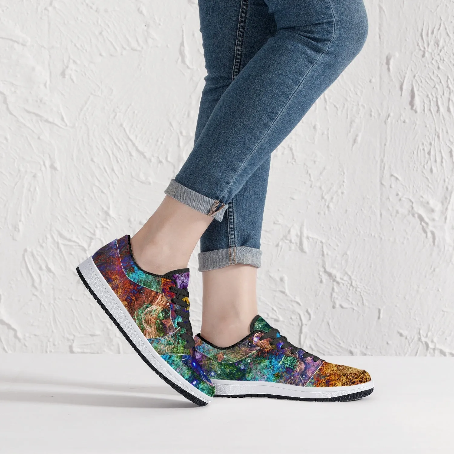 Unitas Psychedelic Split-Style Low-Top Sneakers