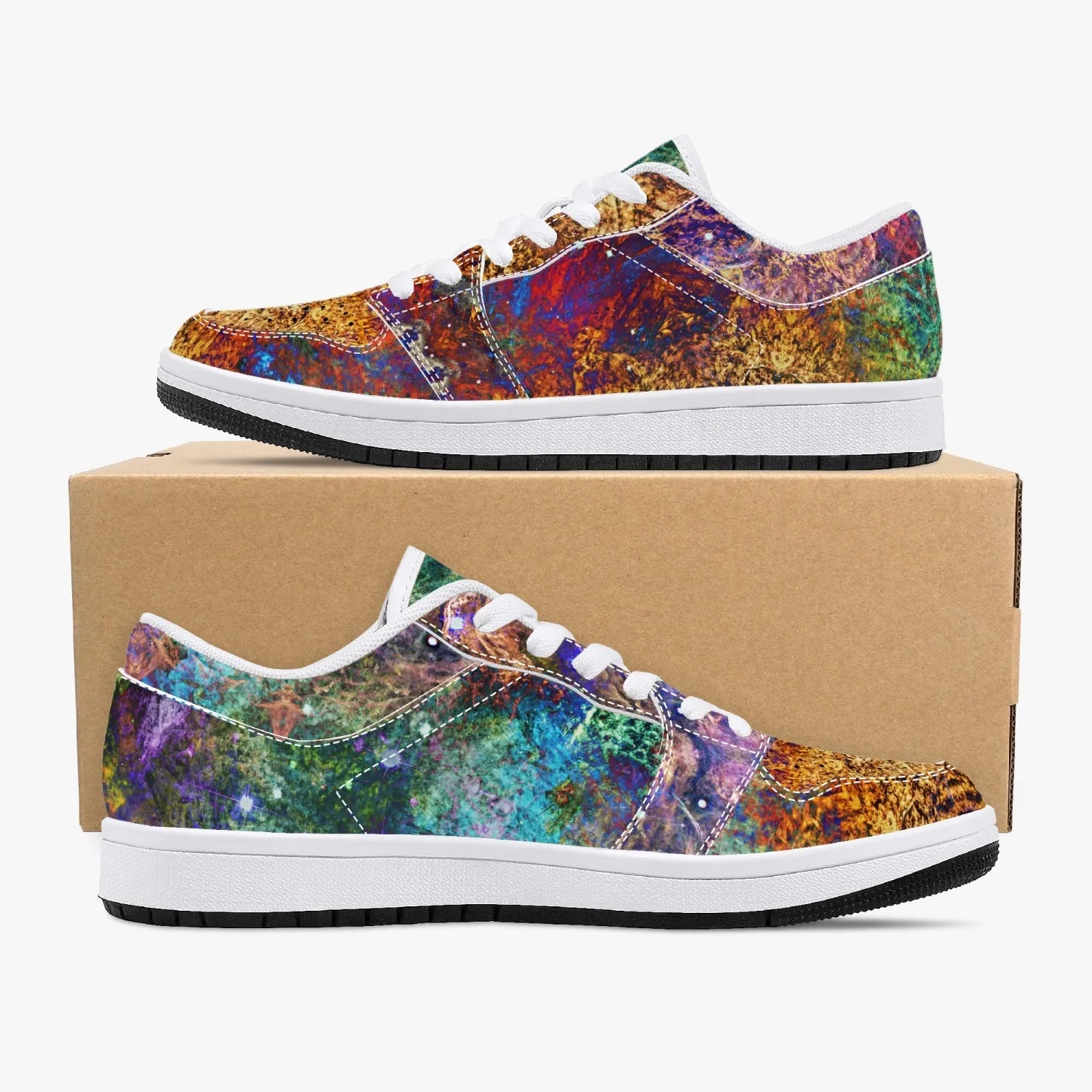 Unitas Psychedelic Split-Style Low-Top Sneakers