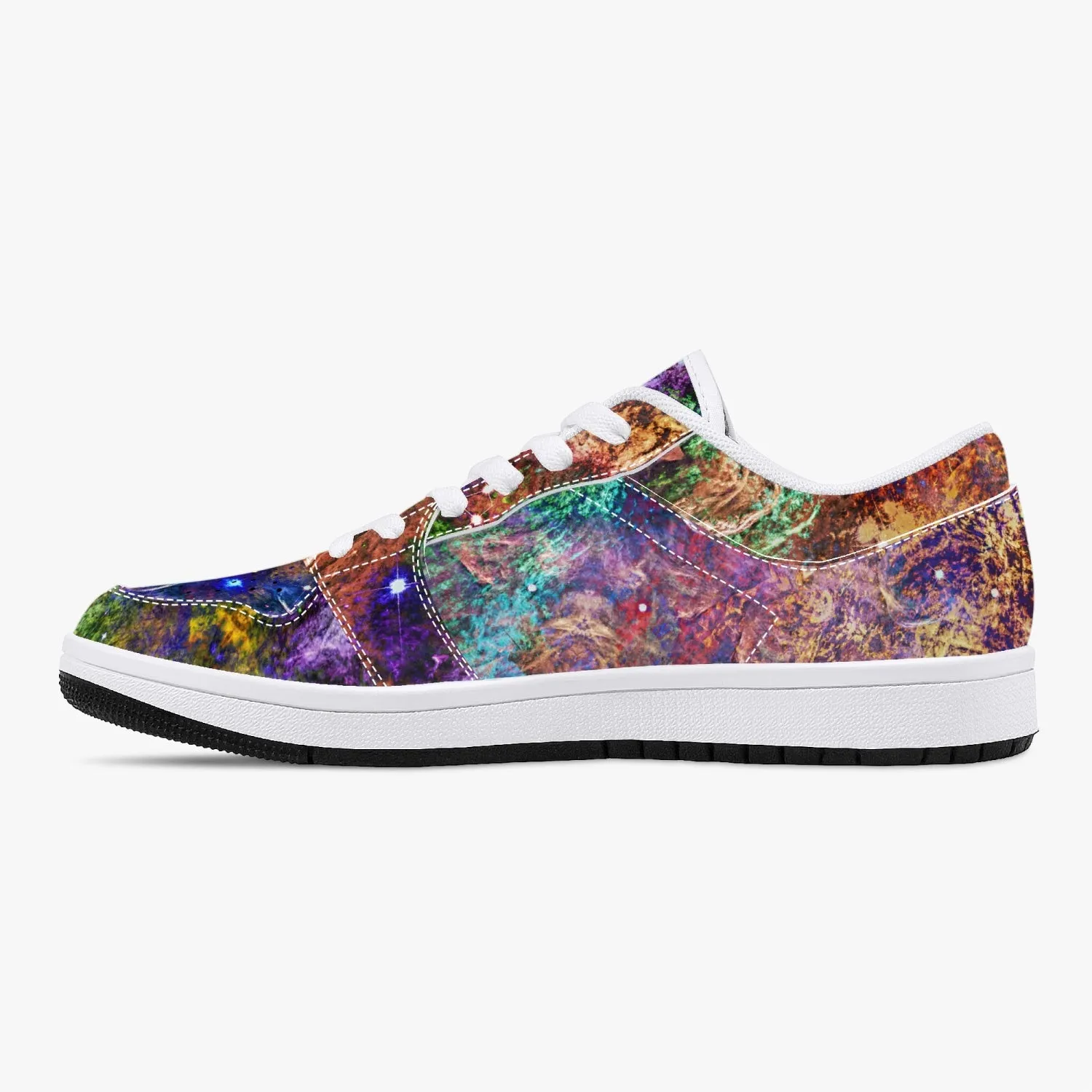 Unitas Psychedelic Split-Style Low-Top Sneakers