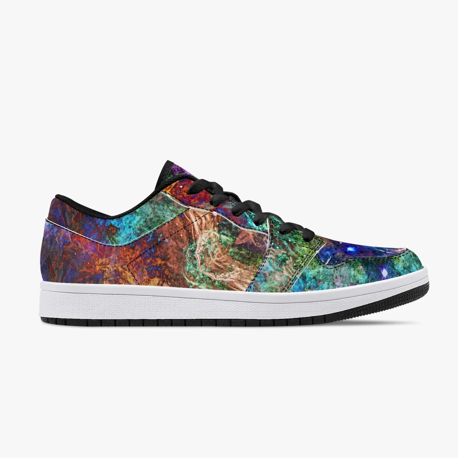 Unitas Psychedelic Split-Style Low-Top Sneakers