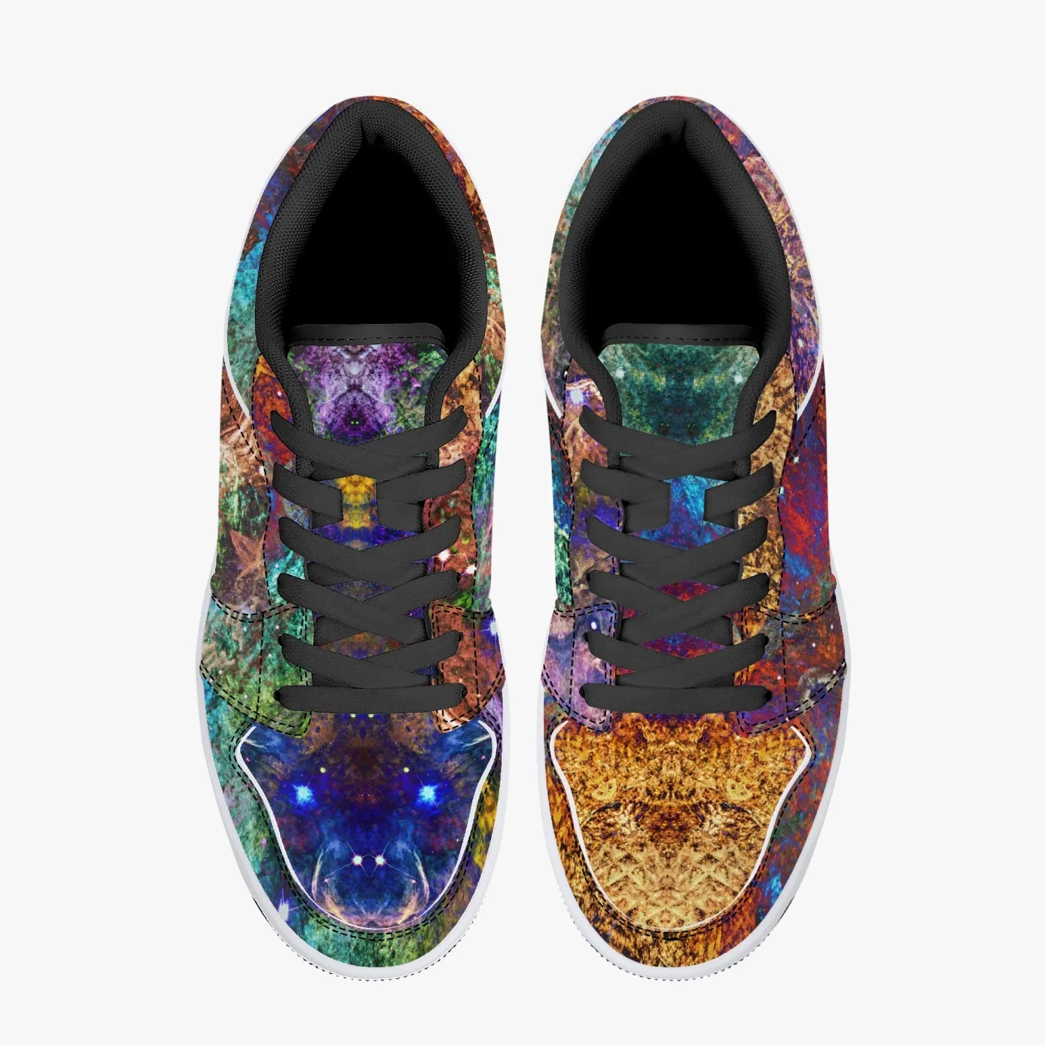 Unitas Psychedelic Split-Style Low-Top Sneakers