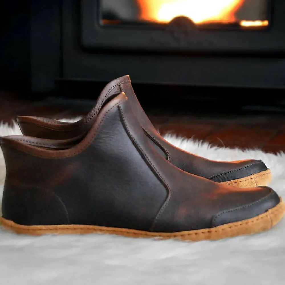 Vermont House Shoes: Hi-Top - Chocolate