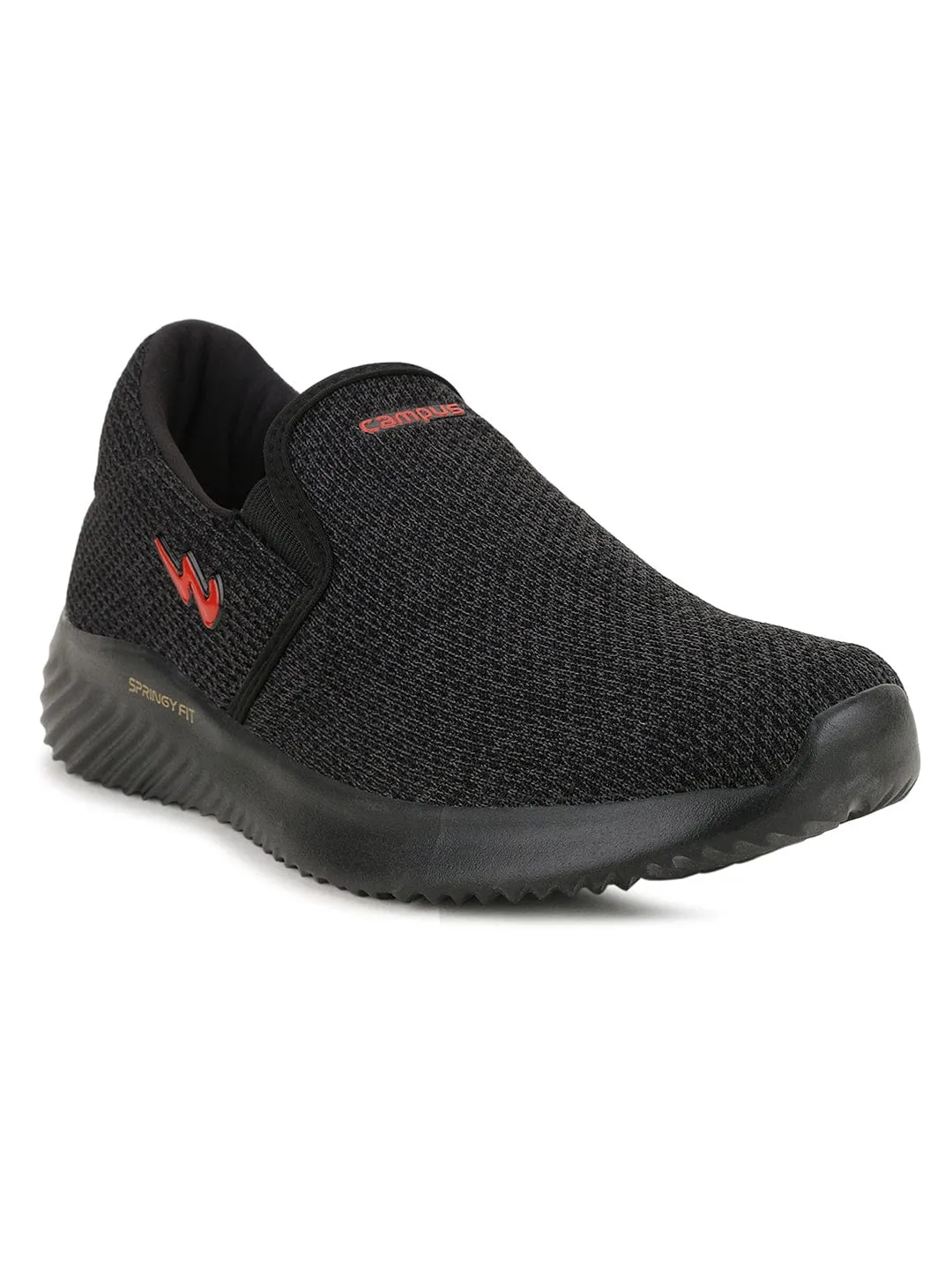 WAVE-6 Black Men's Casual Shoes
