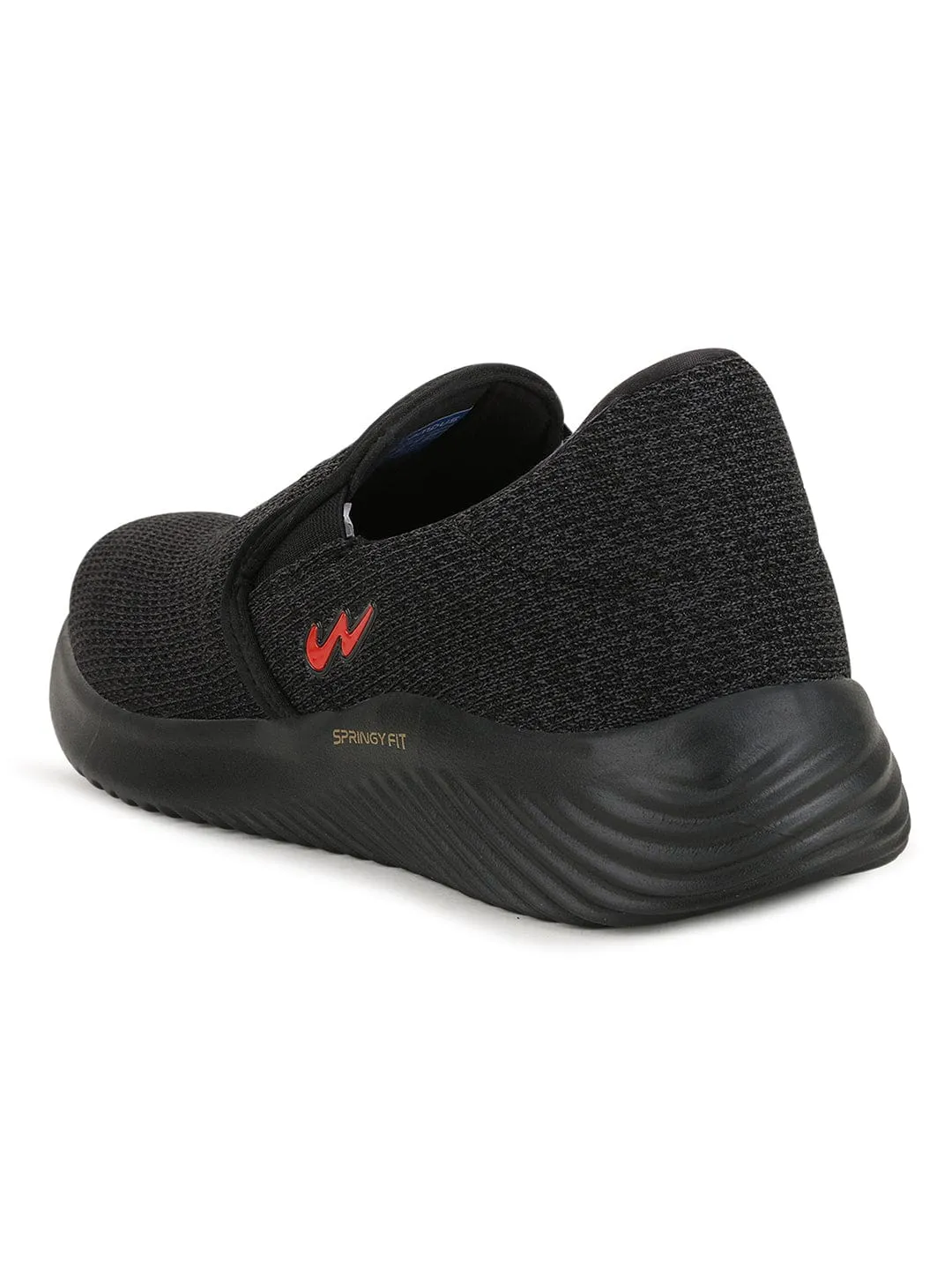 WAVE-6 Black Men's Casual Shoes