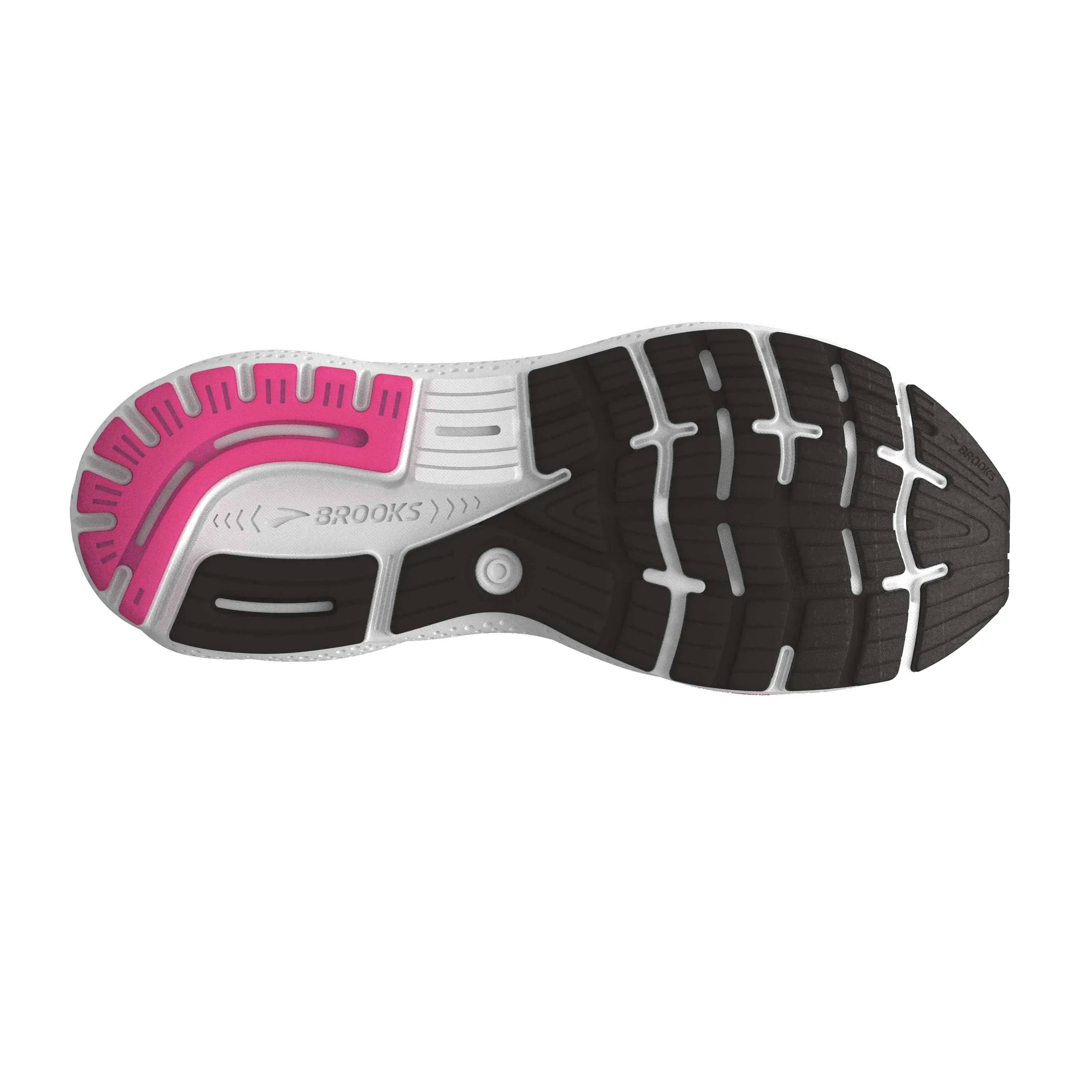 Women's Brooks Ghost 16 - AW24 - Black/Pink/Yellow