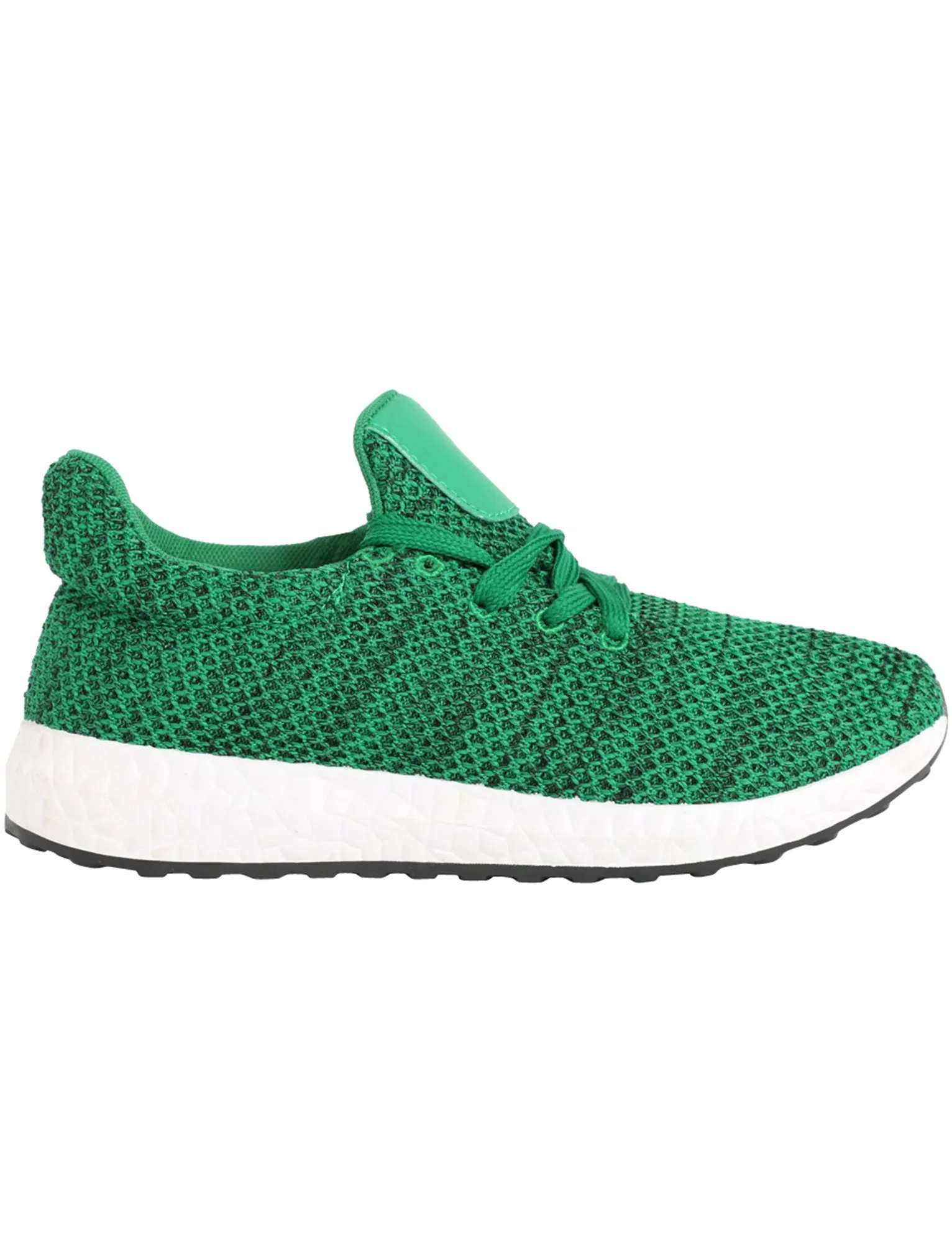 Womens Kaye Lace Up Fashion Trainers in Atrovrens Green