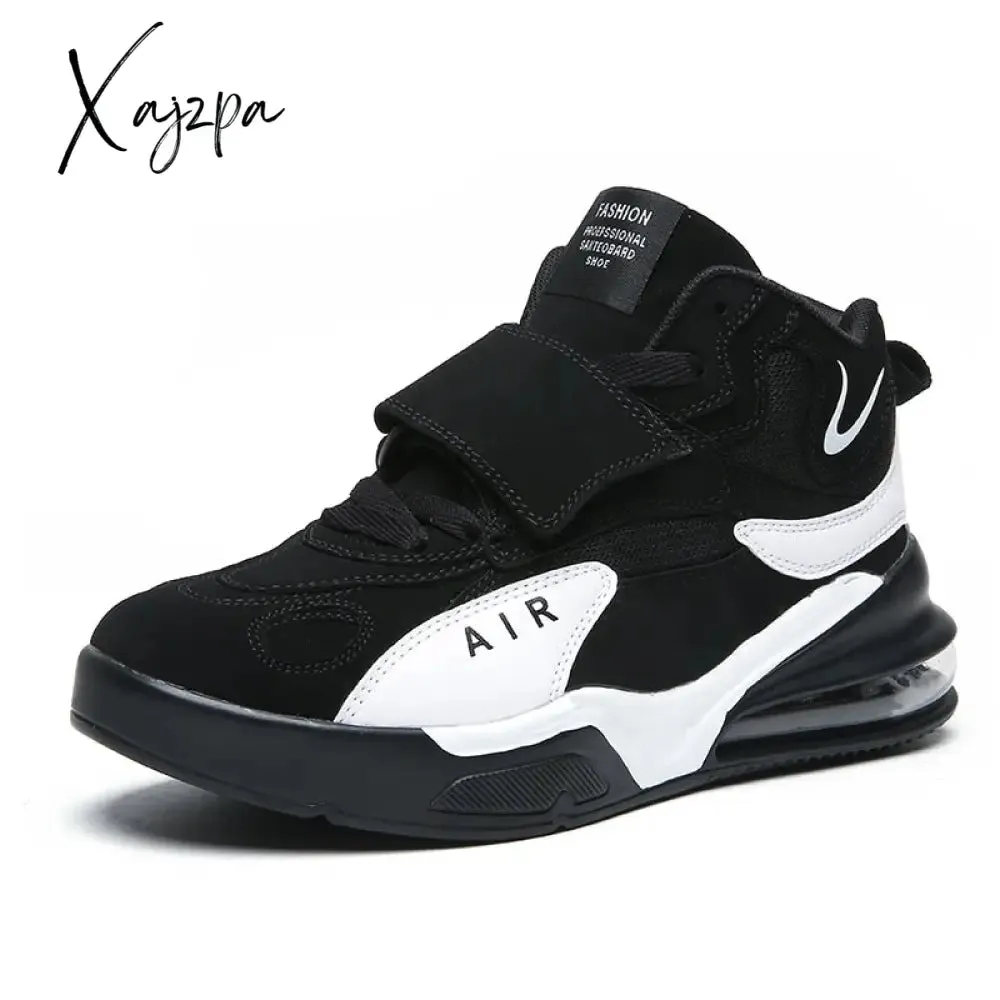 Xajzpa - New Men Outdoor Casual Sports Shoes for Male High Top Comfortable Basketball Shoe Breathable Running Sneaker