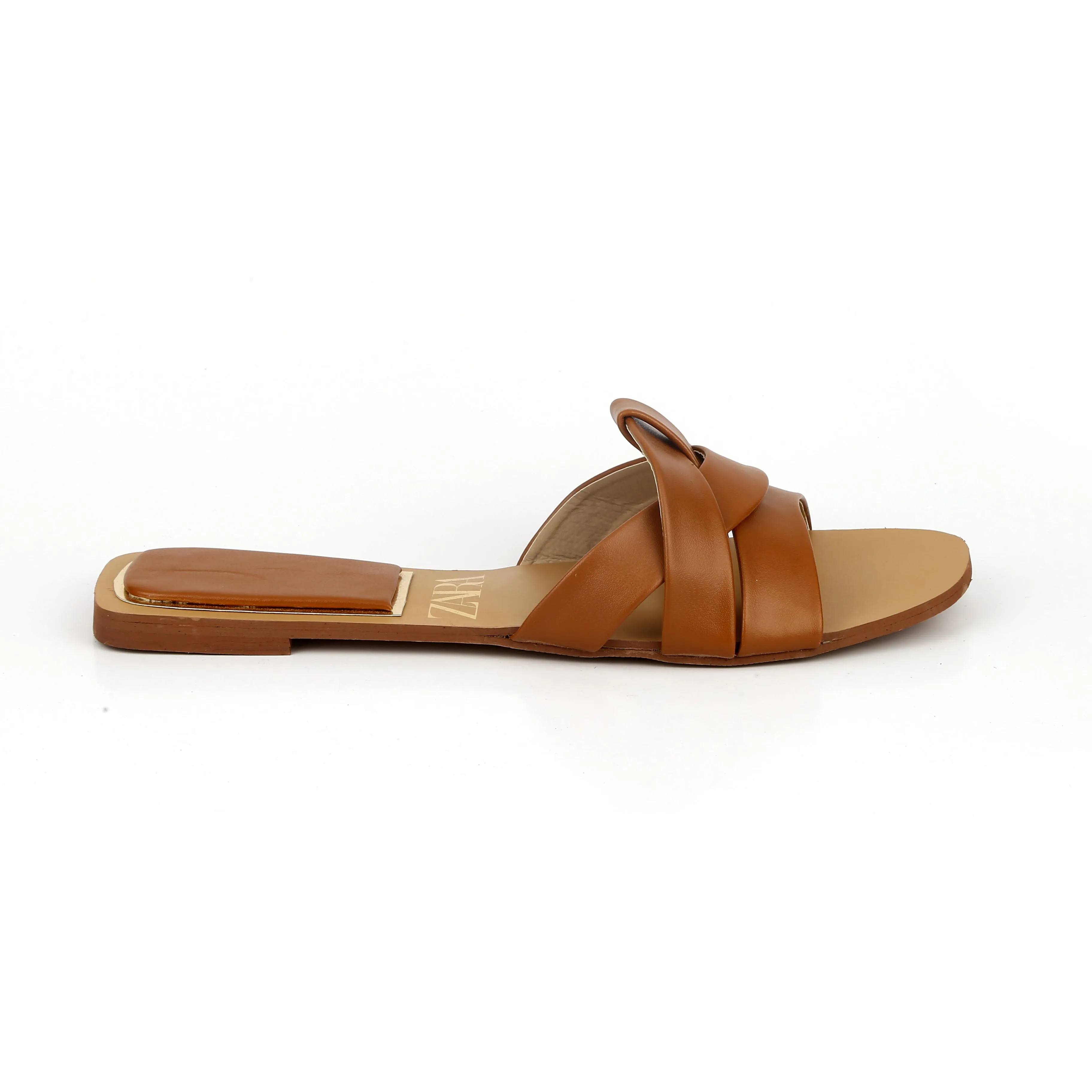 ZARA BASIC BROWN FLAT