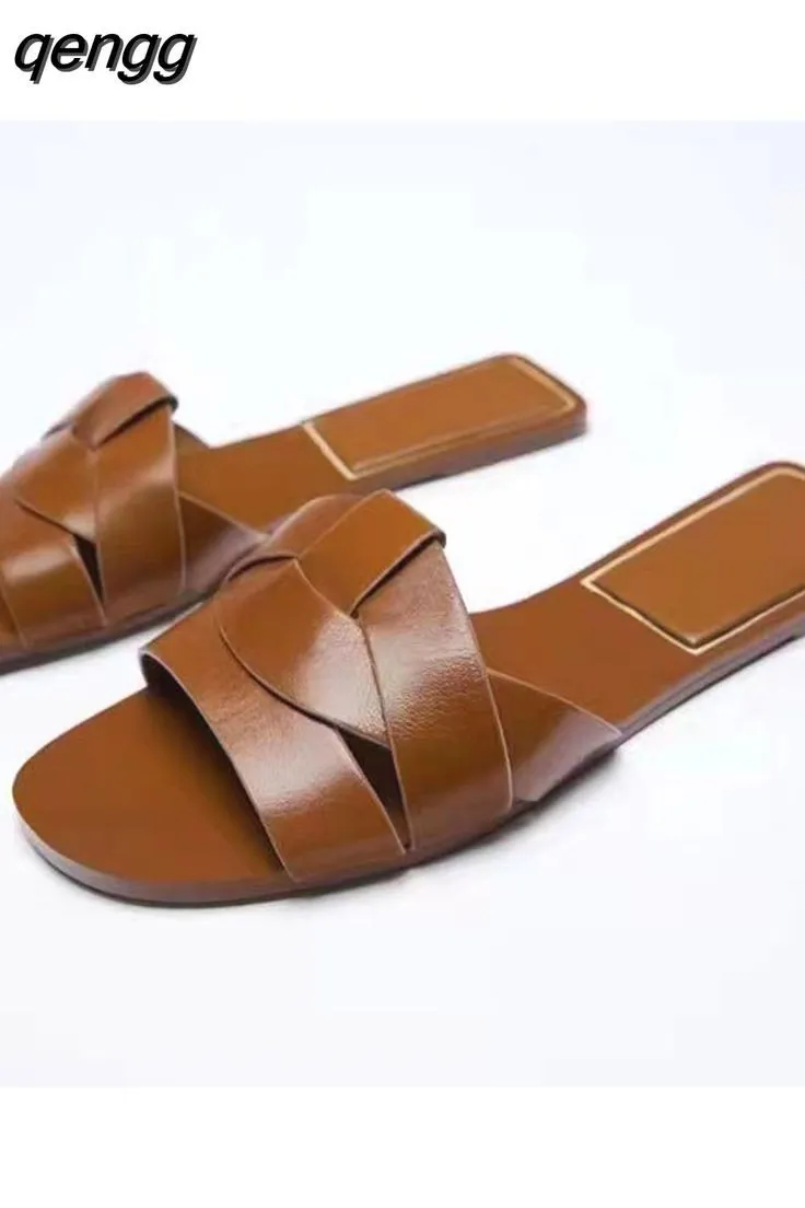 ZARA BASIC BROWN FLAT