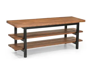 Zenith Teak Wood Shoe Rack