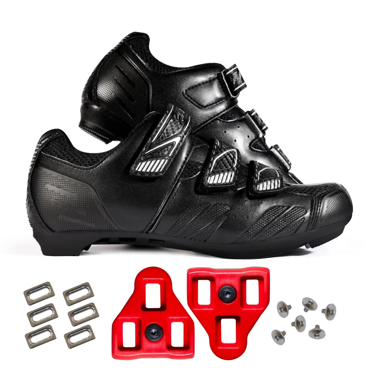 Zol Stage Road Cycling Shoes 6-Degree Delta Look Cleats Included Compatible with Peloton